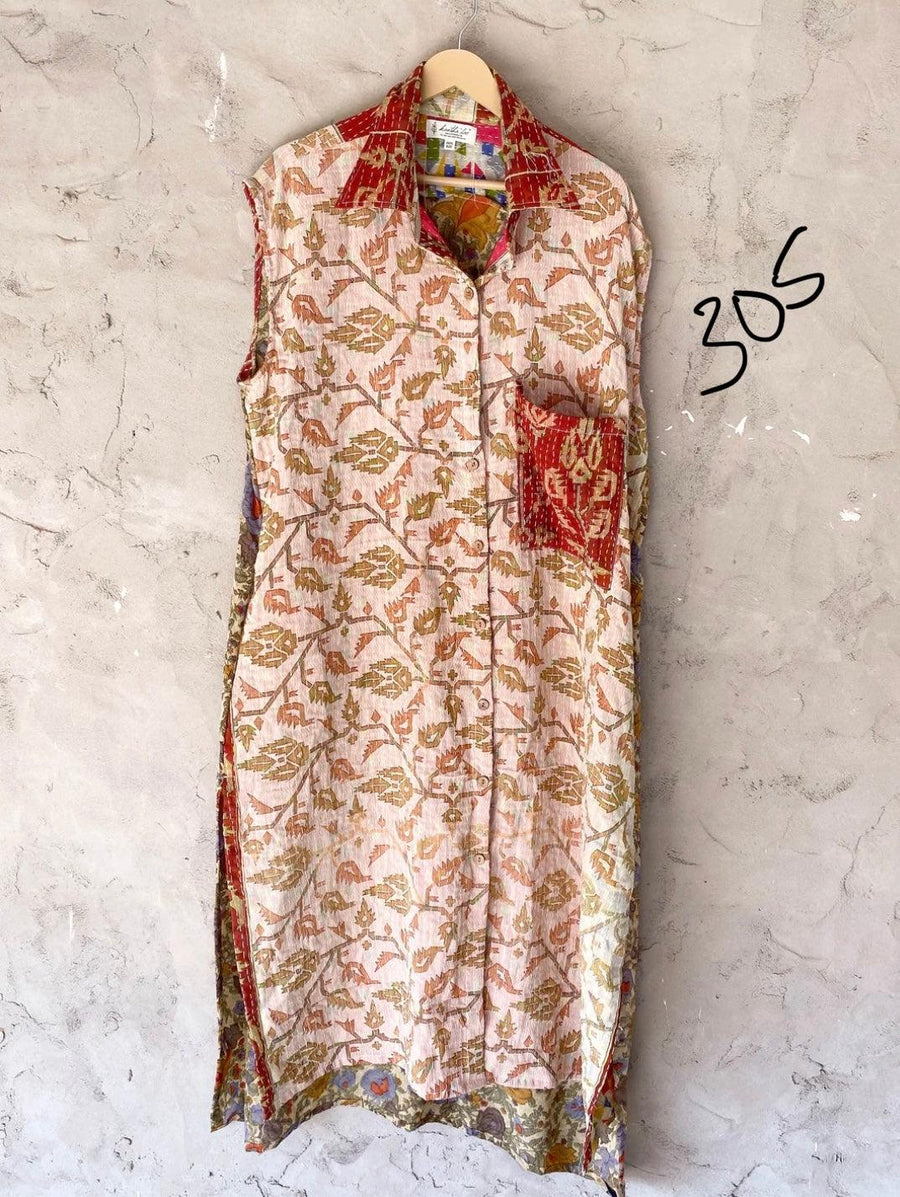 Good Vibes Duster by Kantha Bae - Robin Boutique-Boutique 