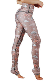 Yoga Democracy Printed Leggings - Robin Boutique-Boutique 