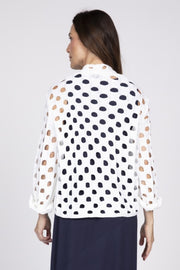 Open Weave Cotton Cardigan by Olivia