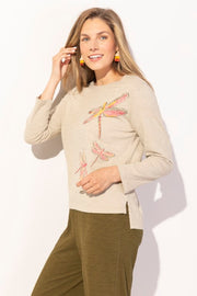 Destination Cotton Boxy Tee in Dragonflies by Escape