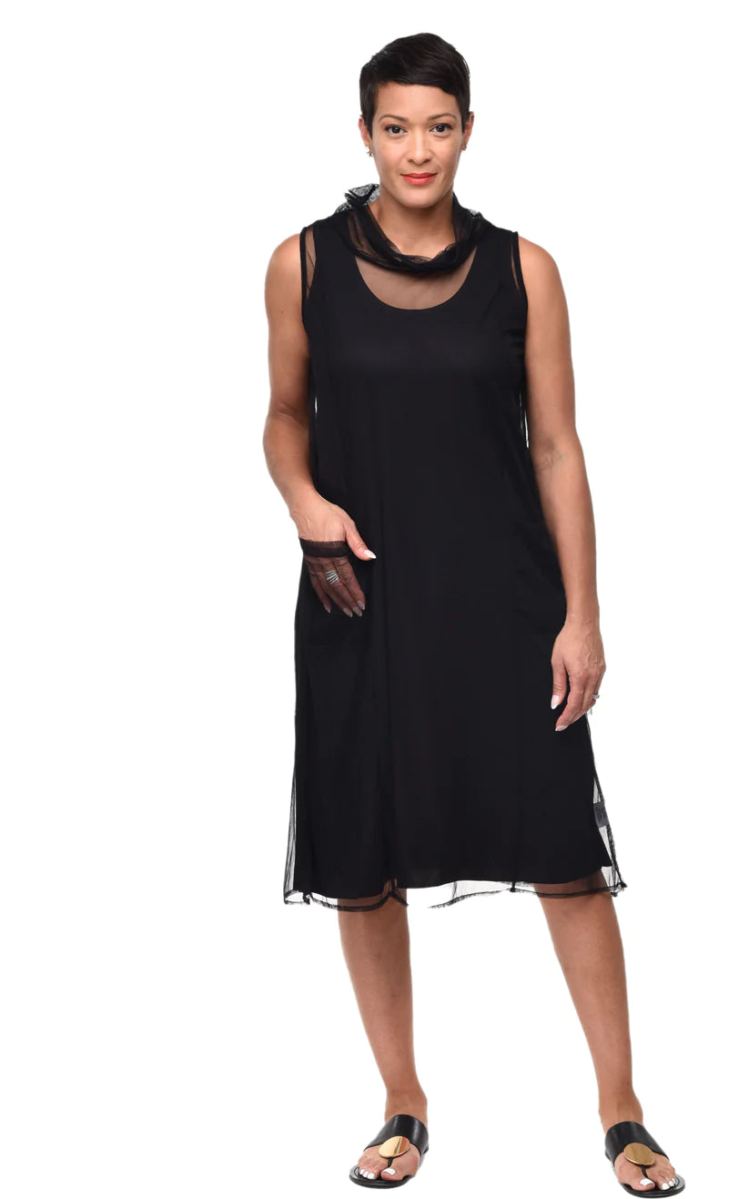 Mazlyn Black Dress by Snapdragon Robin Boutique