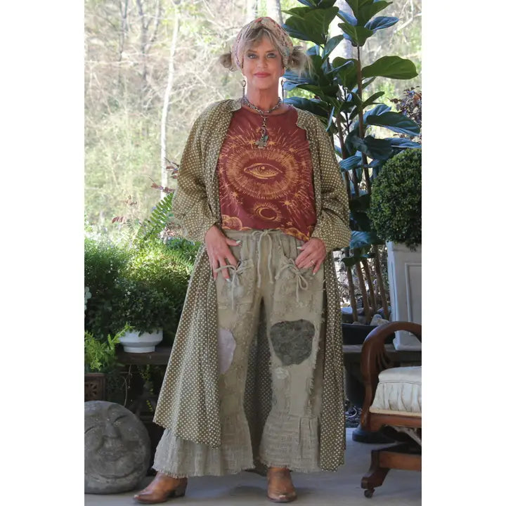 Moonmoss Ruffle Pant by Jaded Gypsy Robin Boutique