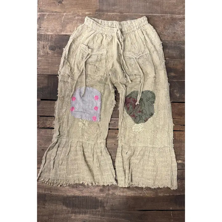 Moonmoss Ruffle Pant by Jaded Gypsy Robin Boutique