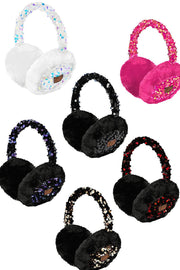 C.C Faux Fur Sequin EARMUFFS-EM-4282 - Robin Boutique-Boutique 