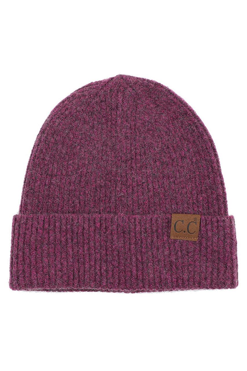 Unisex Ribbed Cuff Beanie 2075 - Robin Boutique-Boutique 