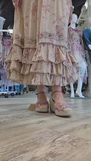 Sweet Vintage Floral Skirt by The Paper Lace