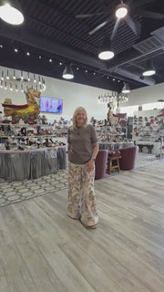 Rhinestone Embellished Relaxed Tee by Davi & Dani
