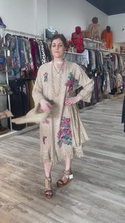 Rose Print with Lace Dress by The PaperLace - Robin Boutique 