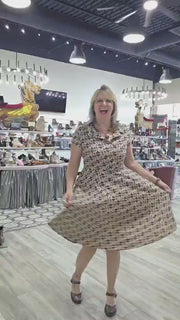 Bedford Dress in Thistle Print by Effie's Heart