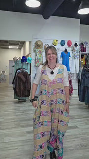 Duality Sari Harmony Wide Leg Jumpsuit #1035 by Kantha Bae