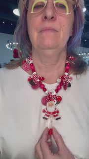 Puppet Santa Necklace by Lori Robin Boutique
