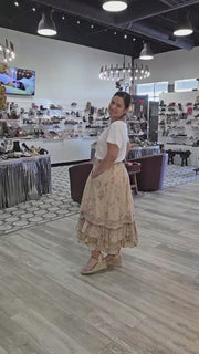 Sweet Vintage Floral Skirt by The Paper Lace