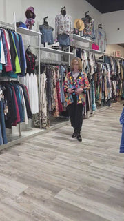 Reversible Raincoat in Vibrant Contemporary Colors Robin Boutique