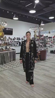 Velvet Embroidered Pant by Paparazzi