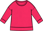 Cool Breeze Sundown Loopy Terry Pullover by Escape