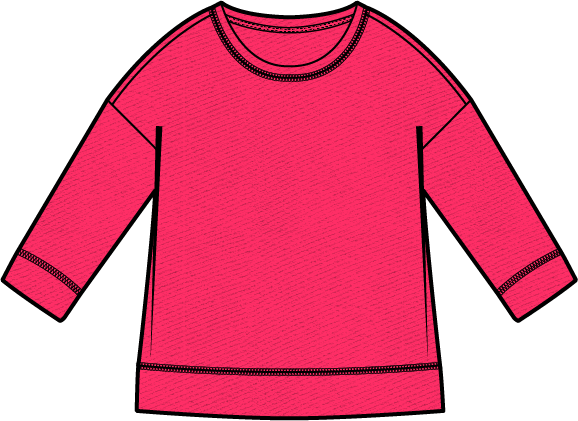 Cool Breeze Sundown Loopy Terry Pullover by Escape