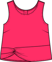 Regatta Button Back Tank by Escape