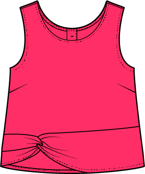 Regatta Button Back Tank by Escape