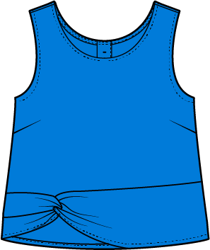 Regatta Button Back Tank by Escape