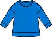 Cool Breeze Sundown Loopy Terry Pullover by Escape