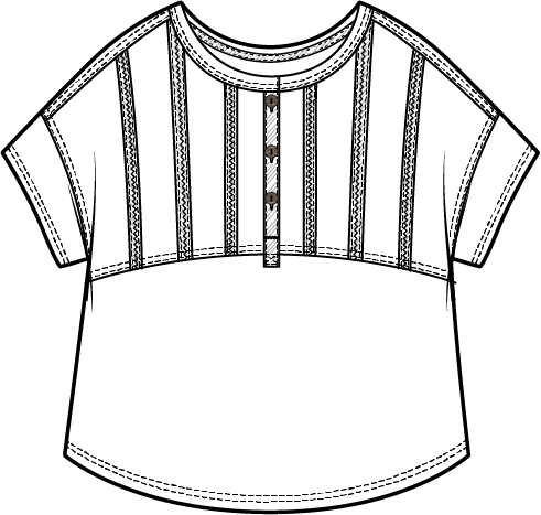 Lake Linen Island Escape Pullover by Escape by Habitat Robin Boutiuqe