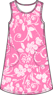 Vintage Scroll Easy Tank Dress by Escape