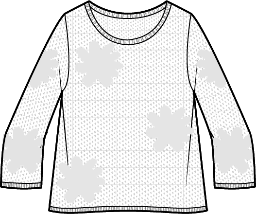 Floral Crochet Pullover by Escape