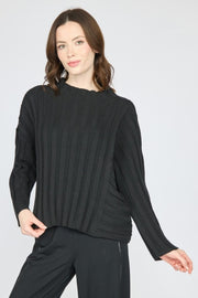 Statement Rib Pocket Pullover by Olivia