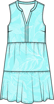 Regatta Rayon Leaves Paradise Dress by Escape