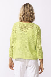 Floral Crochet Pullover by Escape