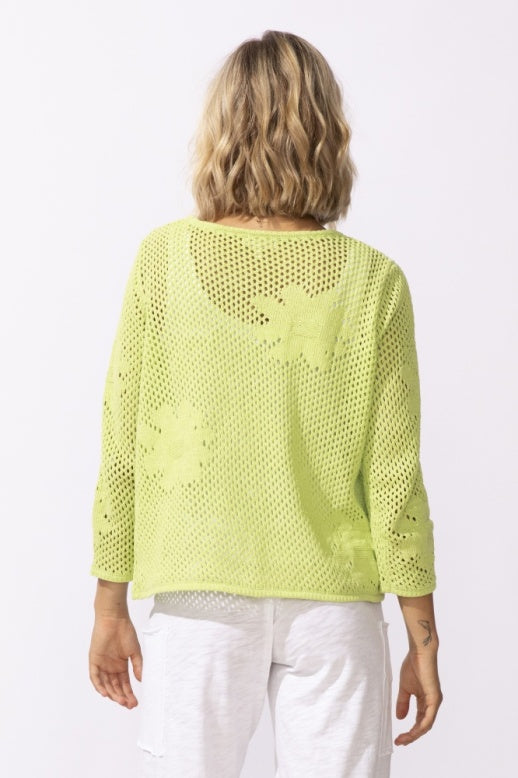 Floral Crochet Pullover by Escape
