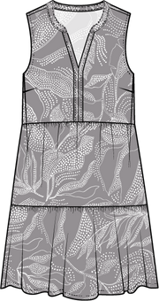 Regatta Rayon Leaves Paradise Dress by Escape