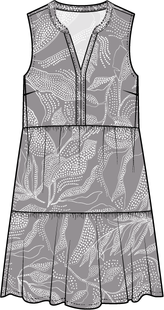 Regatta Rayon Leaves Paradise Dress by Escape