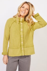 Mixed Waffle Mock Neck by Escape