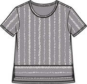 Driftwood Stripe Dockside Tee by Escape