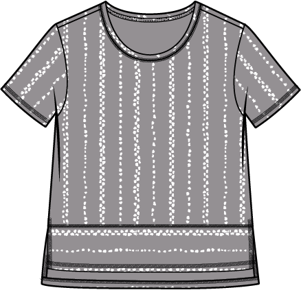 Driftwood Stripe Dockside Tee by Escape