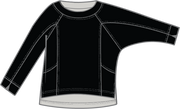 Feather Lux Knit Stitch Pullover by Olivia