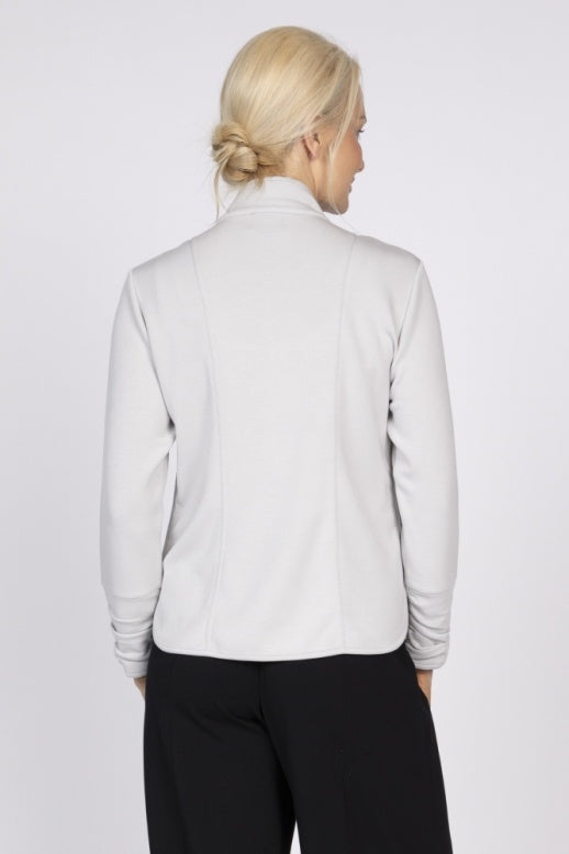 Feather Lux Knit Stitch Jacket by Olivia