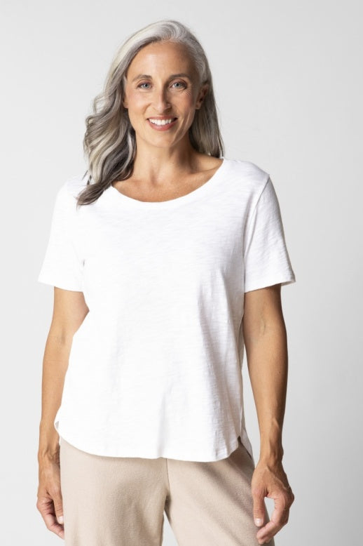 Hi-Low Slub Tee by Escape