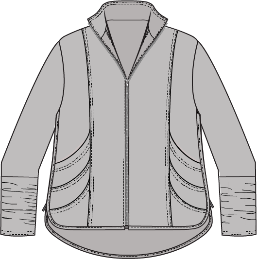 Feather Lux Knit Stitch Jacket by Olivia