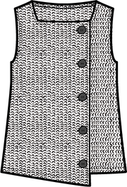 Flax Knit Linen Stripe To The Left Tank by Olivia