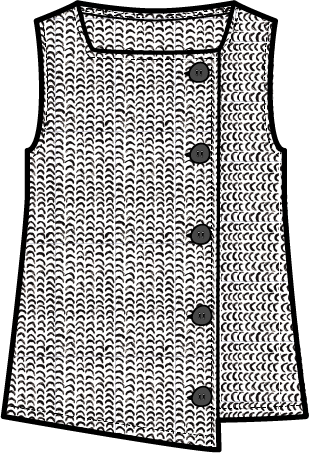 Flax Knit Linen Stripe To The Left Tank by Olivia