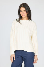 Statement Rib Pocket Pullover by Olivia