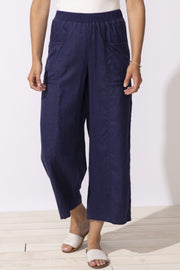 Lake Linen Beach Flood Pant by Escape
