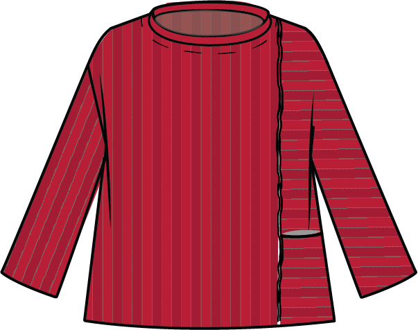Statement Rib Pocket Pullover by Olivia
