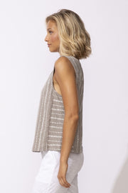 Driftwood Stripe Harborside Tank by Escape