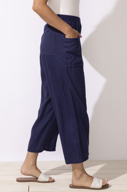 Lake Linen Beach Flood Pant by Escape