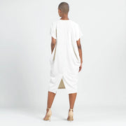 Caftan Pocket Dress in Black by Clara Sun Woo