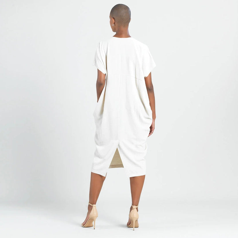 Caftan Pocket Dress in Black by Clara Sun Woo