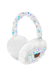 C.C Faux Fur Sequin EARMUFFS-EM-4282 - Robin Boutique-Boutique 